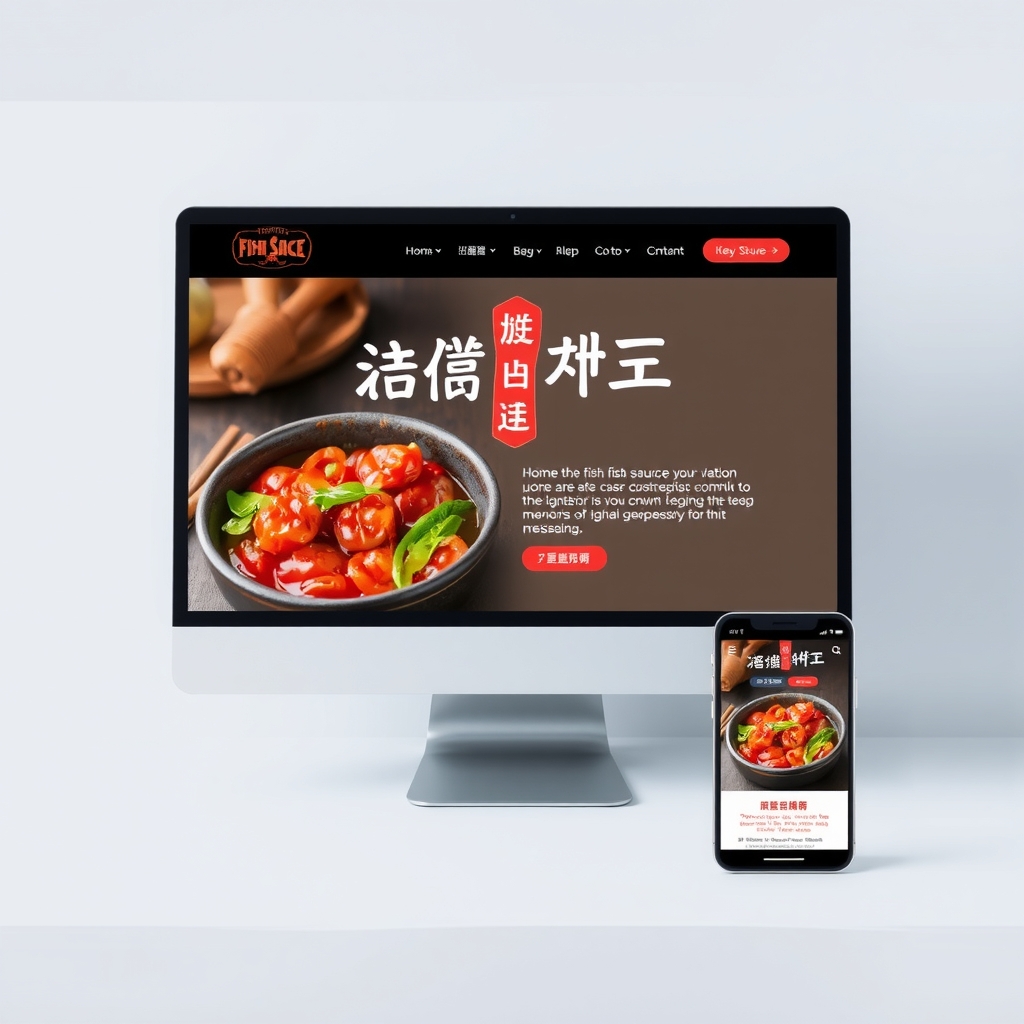 Dịch Vụ Thiết Kế Website Bán Nước Mắm