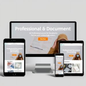 Dịch vụ Thiết kế Website Bán Tài liệu