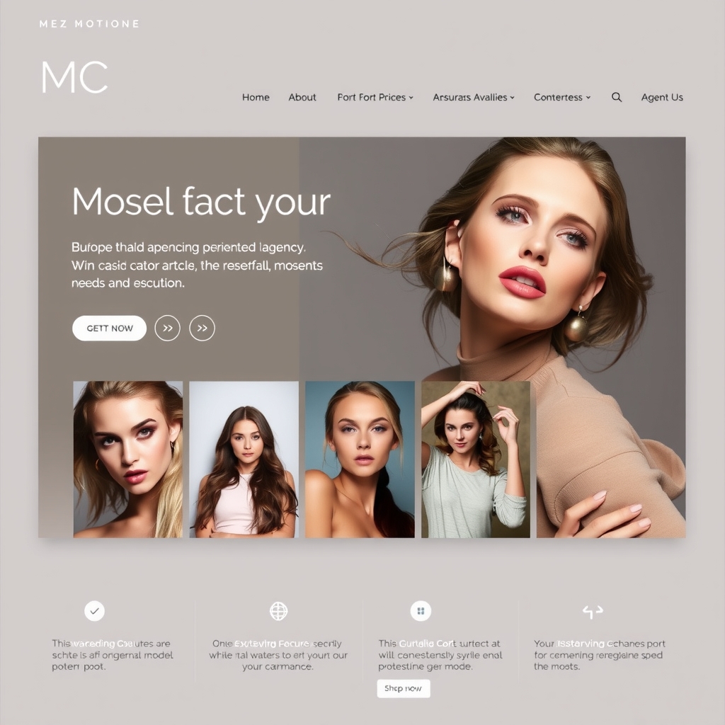 Dịch Vụ Thiết Kế Website Công Ty Người Mẫu
