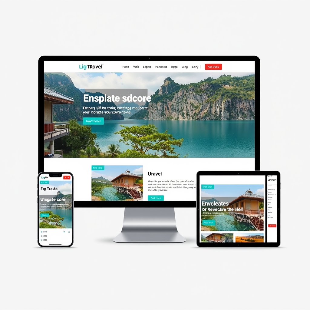 Dịch Vụ Thiết Kế Website Du Lịch