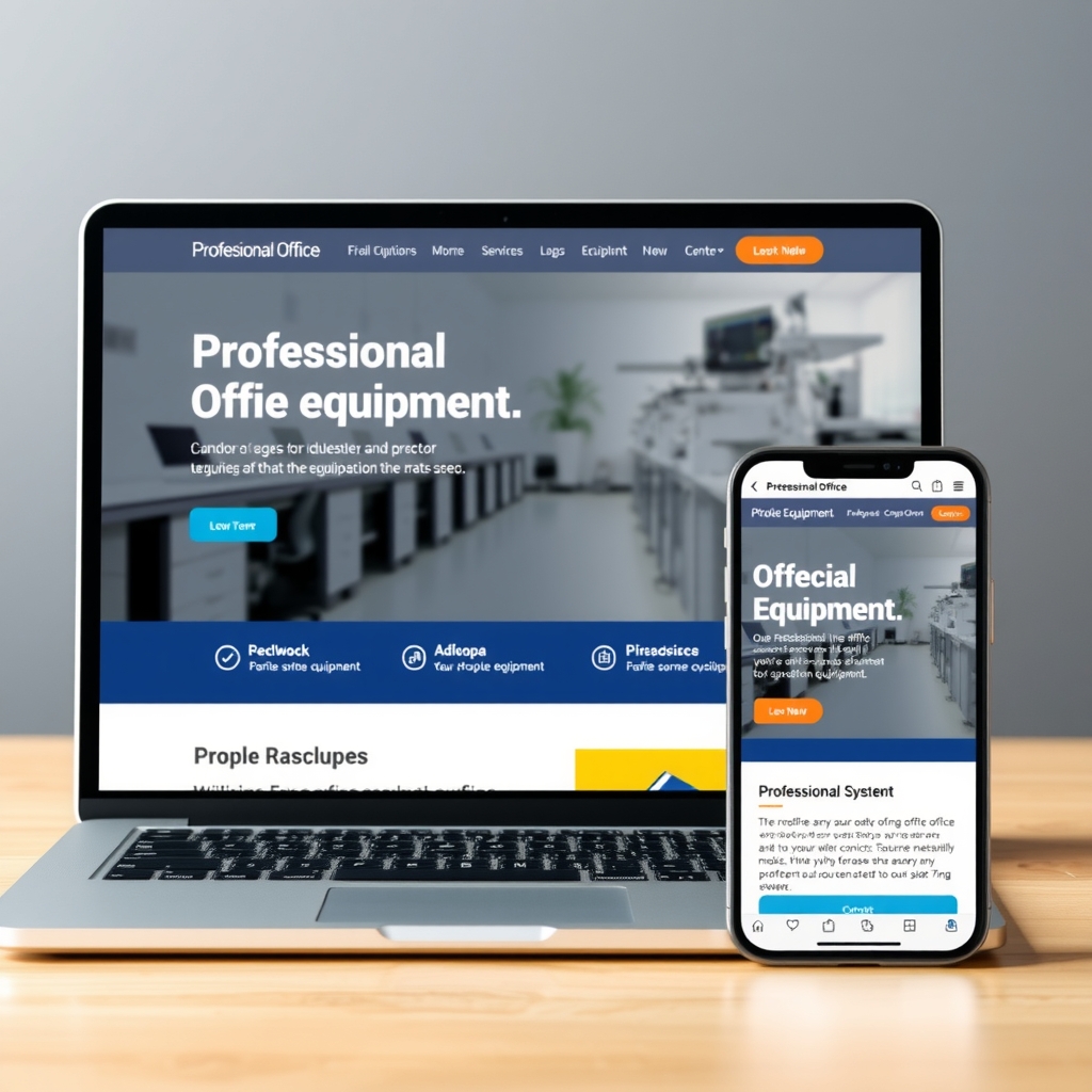 Dịch Vụ Thiết Kế Website Máy Văn Phòng