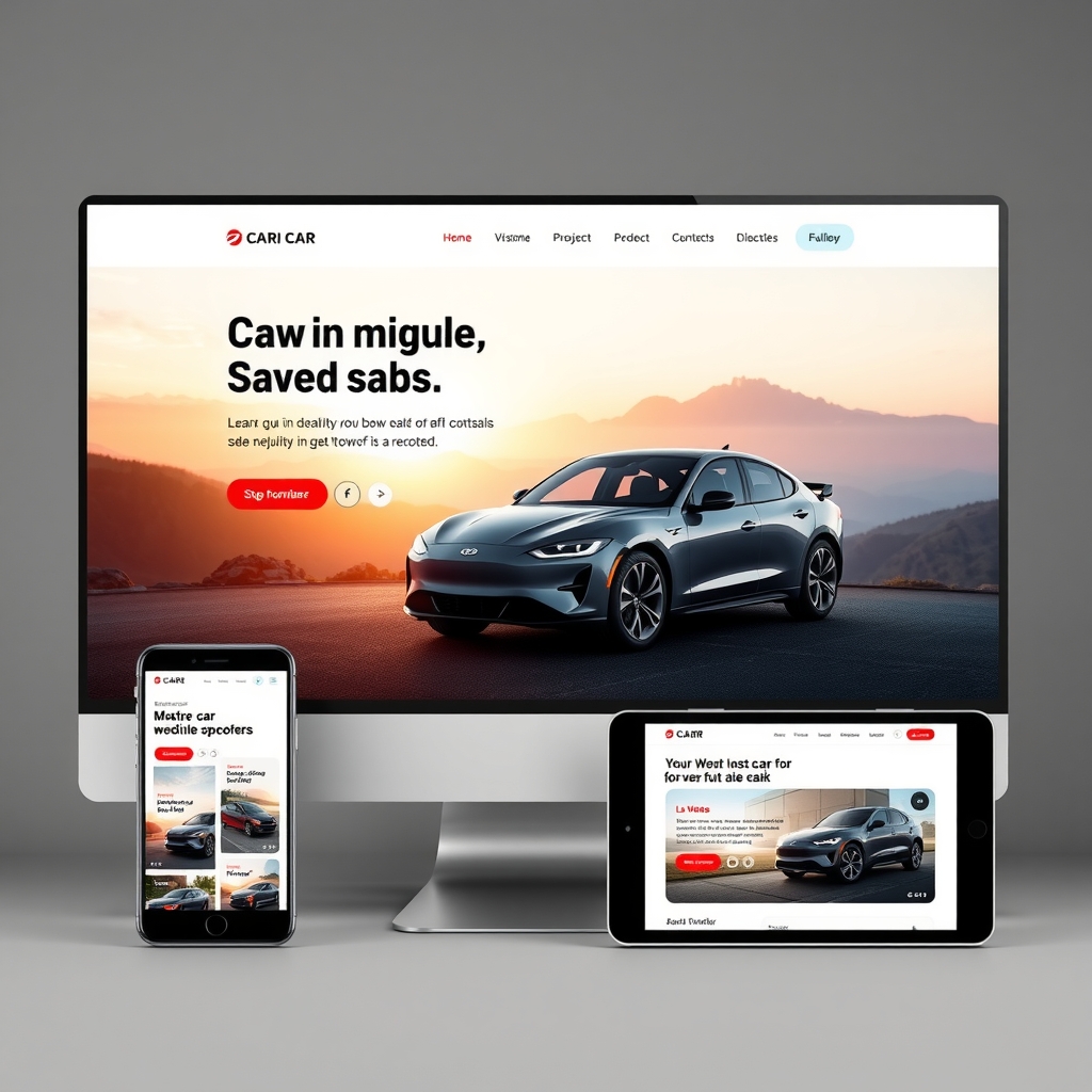 Dịch Vụ Thiết Kế Website Ô Tô