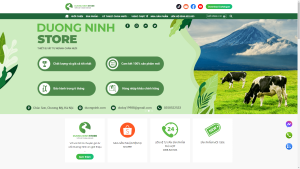 Dịch Vụ Thiết kế website nông trại chăn nuôi gia súc