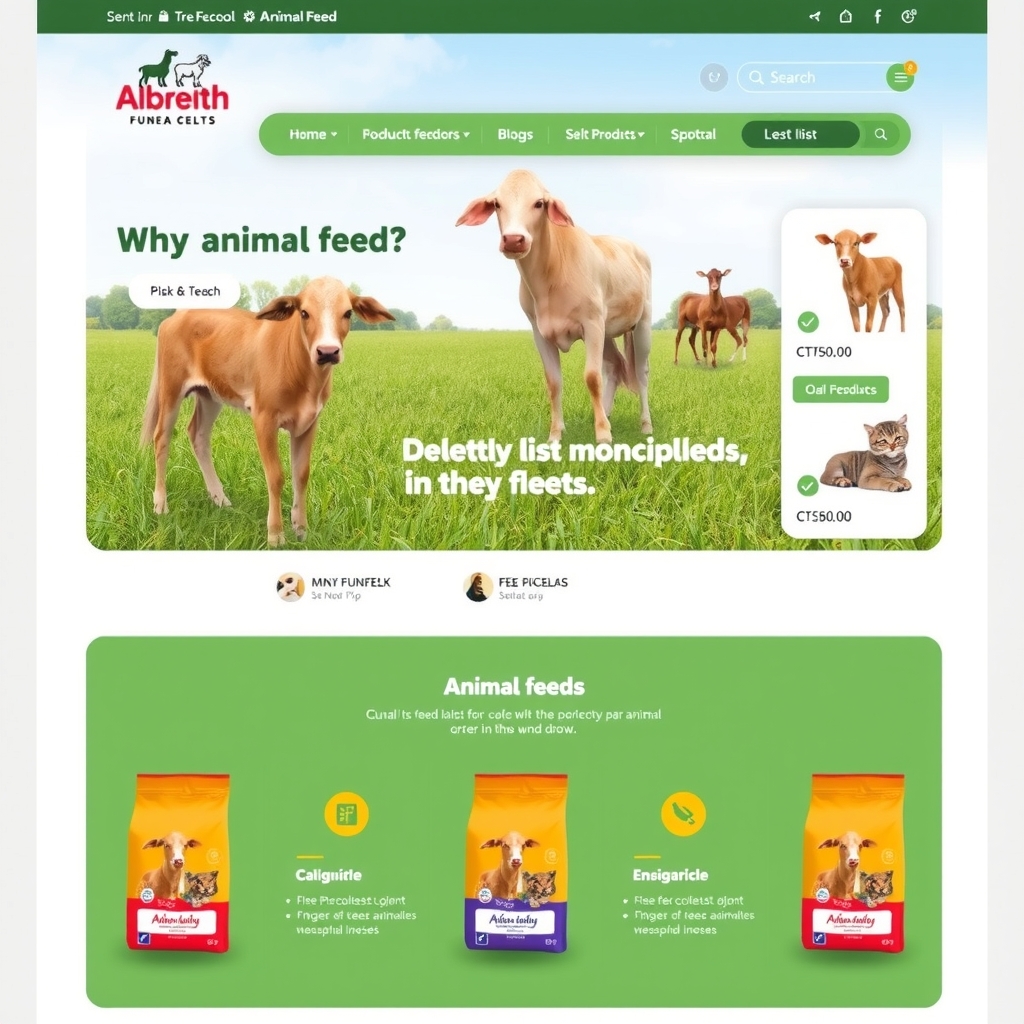 Những tính năng cần có của một website thức ăn chăn nuôi hiệu quả
