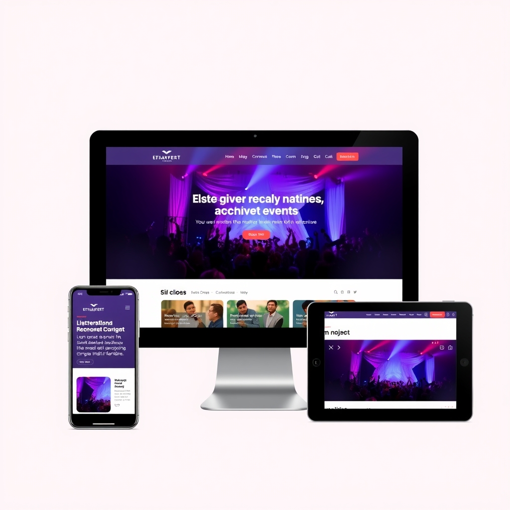 Dịch Vụ Thiết Kế Website Tổ Chức Sự Kiện