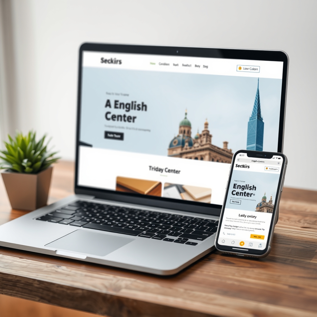 Dịch Vụ Thiết Kế Website Trung Tâm Anh Ngữ
