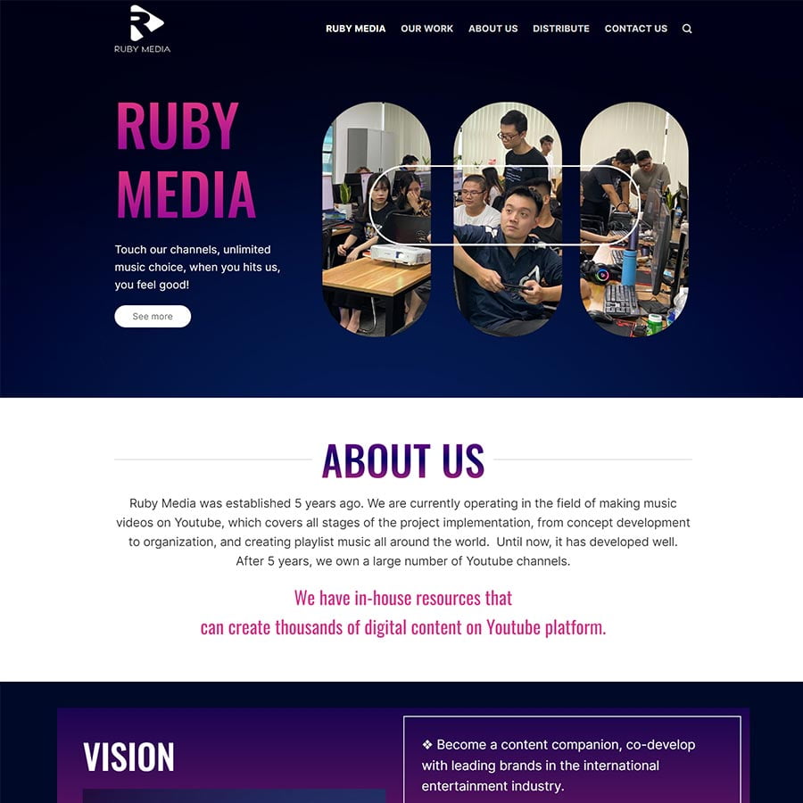 Các Loại Dịch vụ Thiết kế Website Giới Thiệu Công Ty tại PhucT Digital