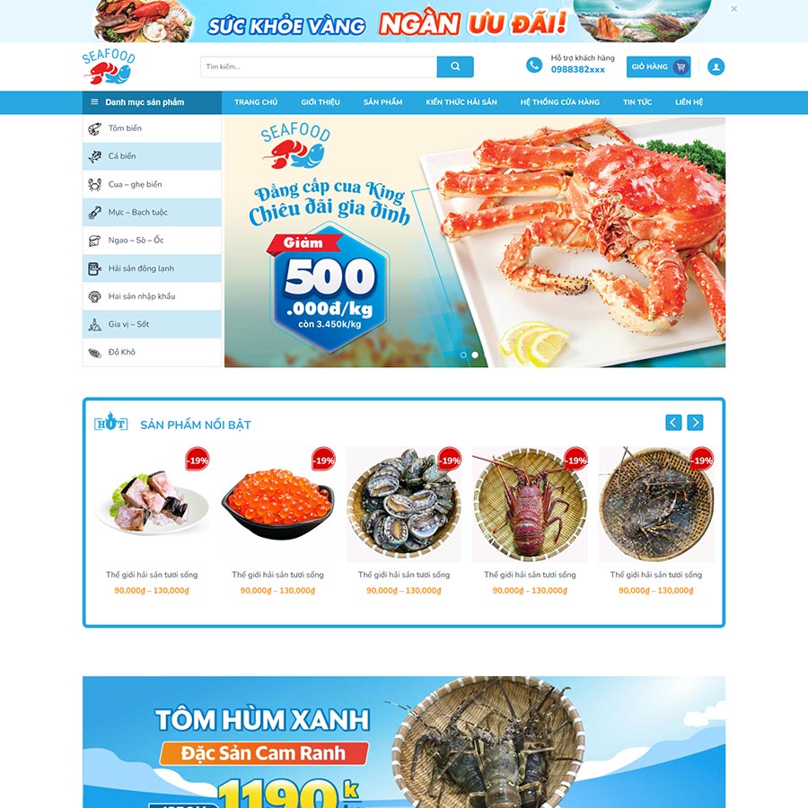 Những Tính Năng Cần Có Của Một Website Hải Sản Hiệu Quả