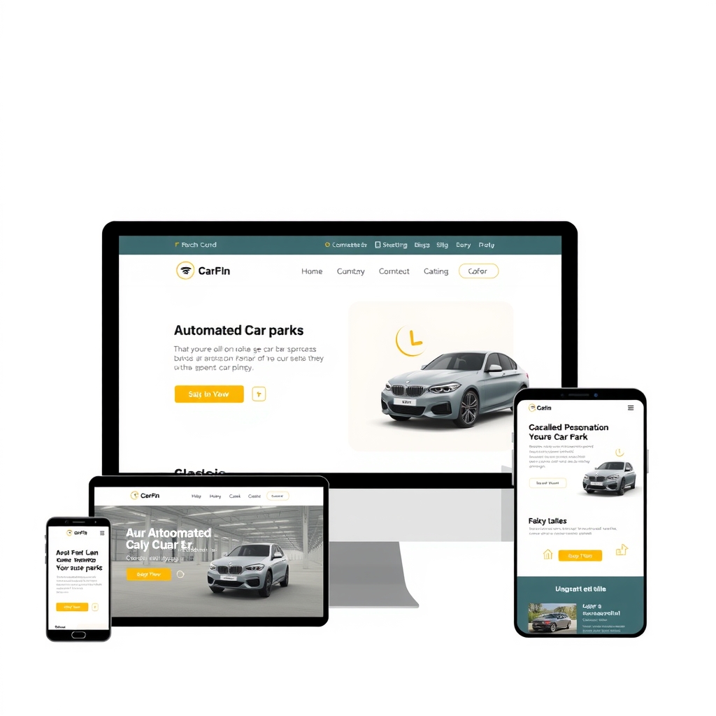 Dịch Vụ Thiết Kế Website Bãi Đỗ Xe Tự Động