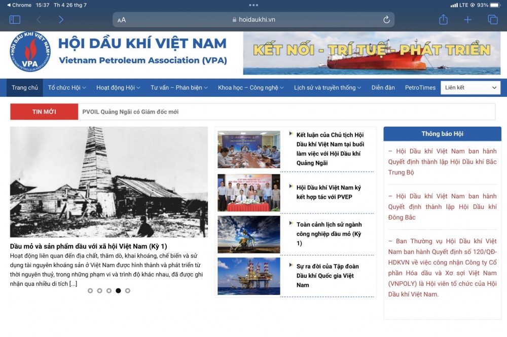 Tại Sao Công Ty Dầu Khí Cần Thiết Kế Website Chuyên Nghiệp?