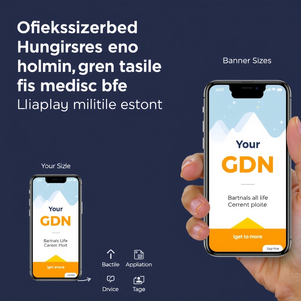 Kích thước Banner GDN trên Thiết bị Di động
