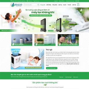 Dịch Vụ Thiết Kế Website Bán Máy Lọc Khí