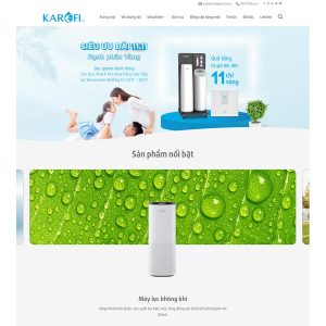 Dịch Vụ Thiết Kế Website Bán Máy Lọc Nước