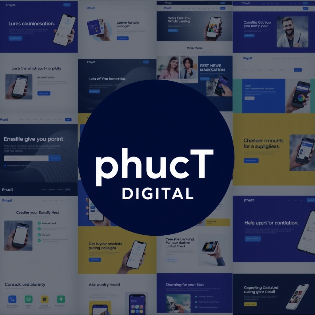 Sở Hữu Mẫu Landing Page Chuyên Nghiệp Với PhucT Digital
