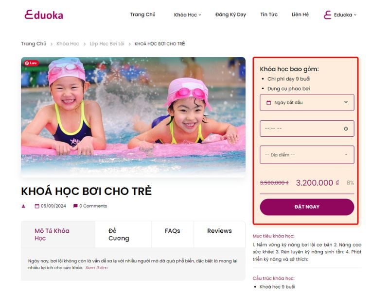Làm Thế Nào để Chọn Dịch Vụ Thiết Kế Website Trung Tâm Dạy Bơi Phù Hợp?