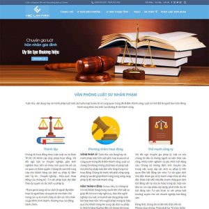 Dịch Vụ Thiết Kế Website Công Ty Luật