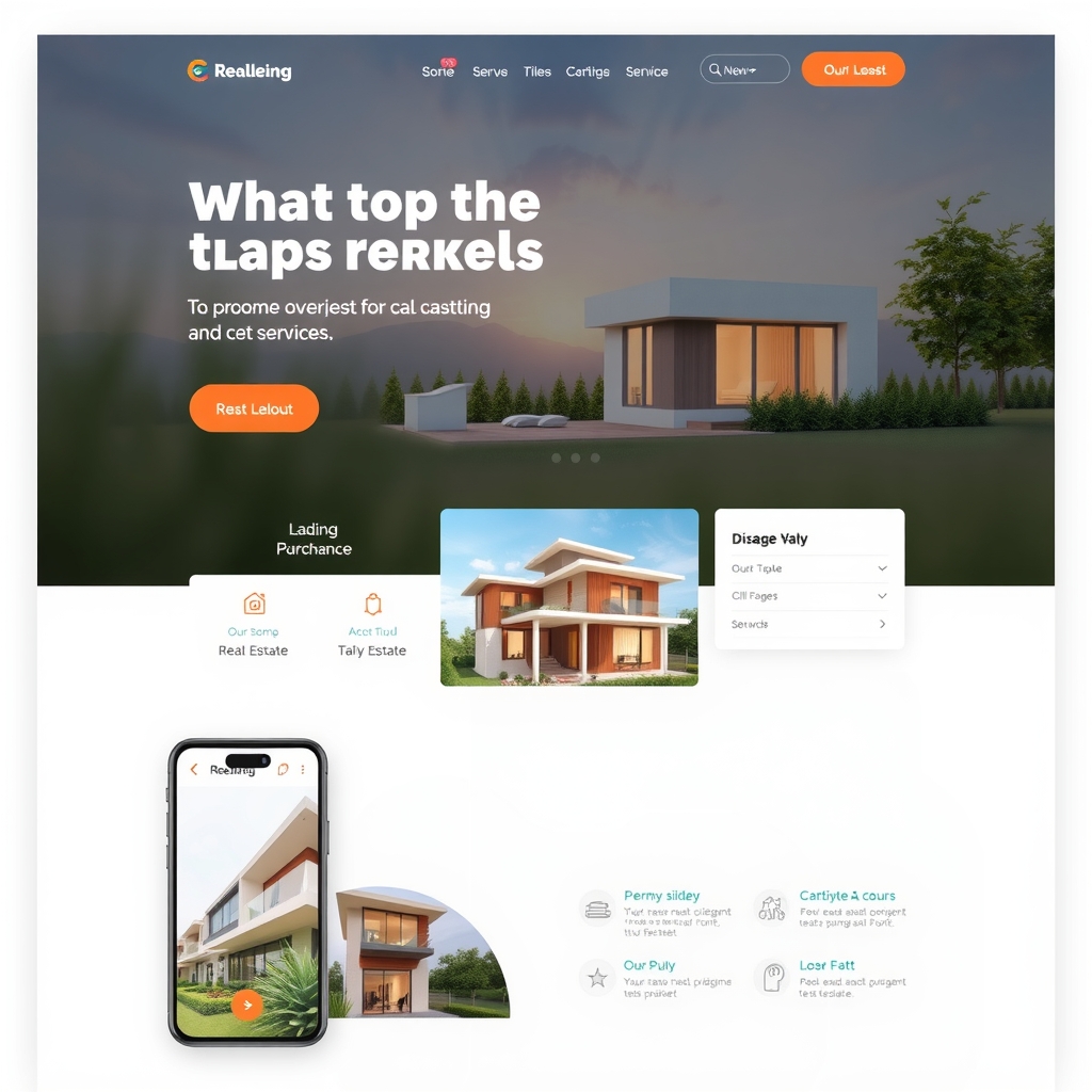 Thiết Kế Giao Diện Landing Page Bất Động Sản Chuyên Nghiệp