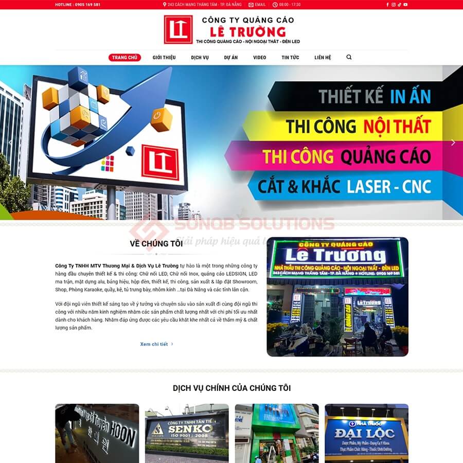 Xu Hướng Thiết Kế Website Công Ty Quảng Cáo Nổi Bật