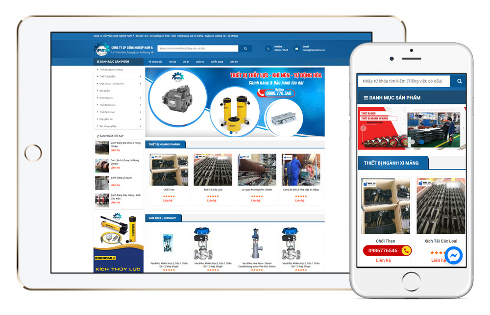 Quy Trình Thiết Kế Website Bán Thiết Bị Khí Nén Chuyên Nghiệp tại PhucT Digital