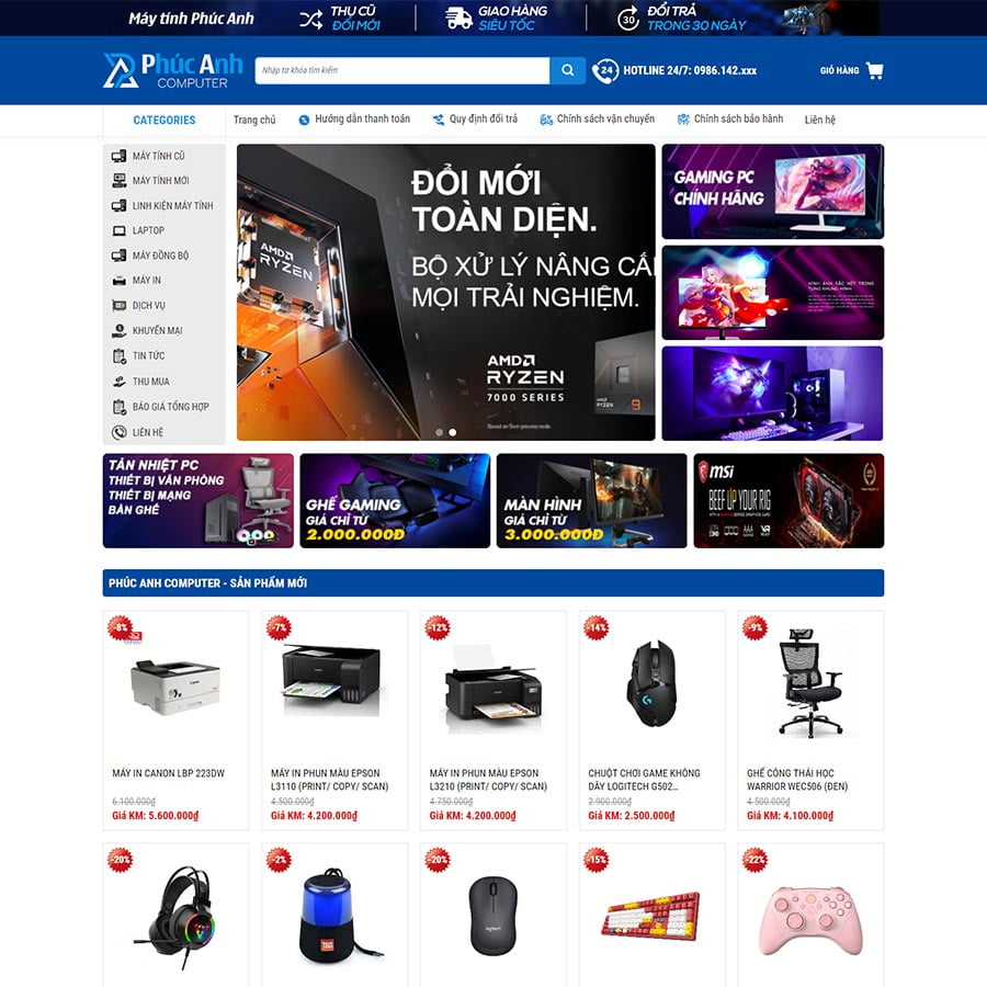 Tại sao nên thiết kế website bán máy tính tại PhucT Digital?