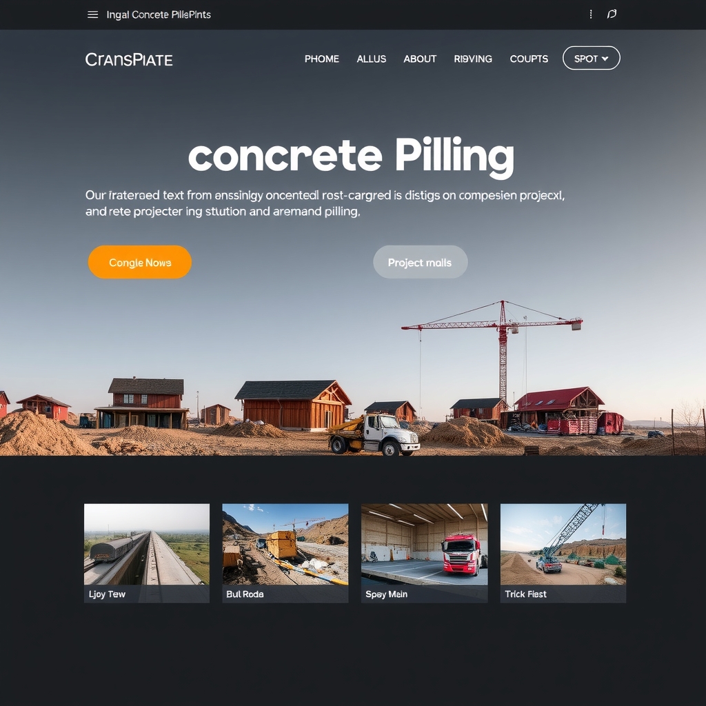 Xu Hướng Thiết Kế Website Ép Cọc Bê Tông Nổi Bật