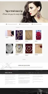 Dịch Vụ Thiết Kế Website Bán Ngọc Trai