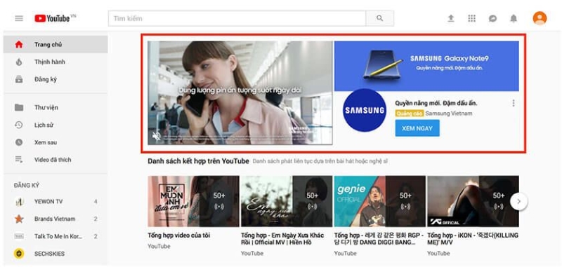 Các định dạng quảng cáo YouTube phổ biến và cách tính phí