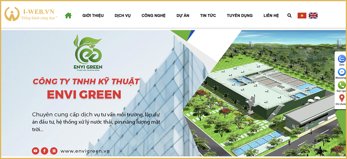 Quy Trình Thiết Kế Website Công Ty Môi Trường Chuyên Nghiệp