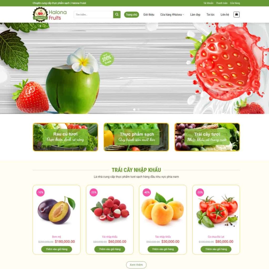 Nền Tảng Thiết Kế Website Nông Sản Phổ Biến: WordPress + WooCommerce