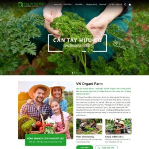 Dịch Vụ Thiết Kế Website Nông Sản