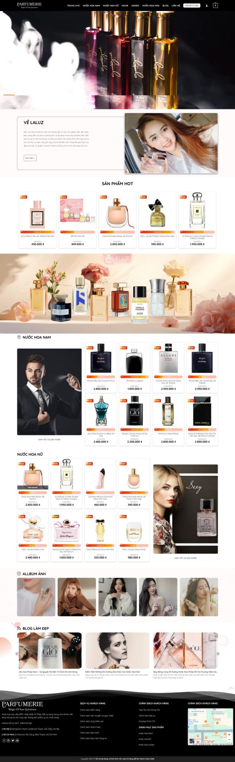 Tại Sao Bạn Cần Thiết Kế Website Bán Nước Hoa?