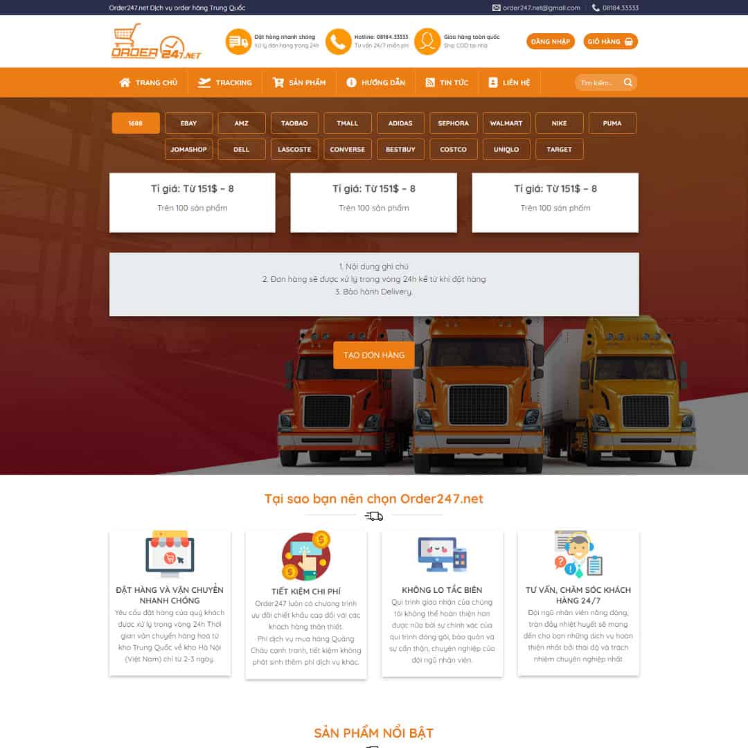 Những Tính Năng Cần Có Của Một Website Nhập Hàng Trung Quốc Hiệu Quả