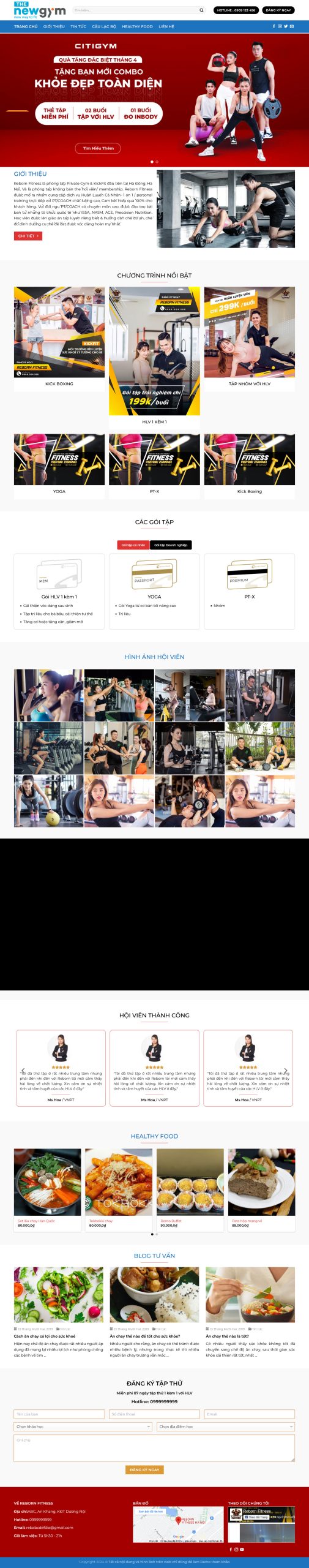 Xu Hướng Thiết Kế Website Gym Nổi Bật