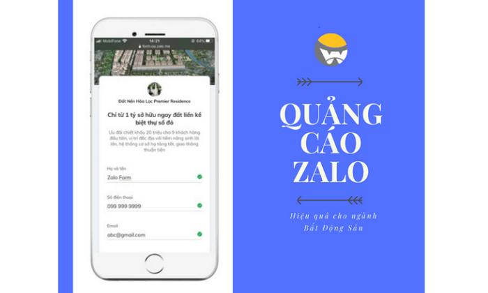 Hướng dẫn chi tiết cách tạo quảng cáo bất động sản trên Zalo Ads