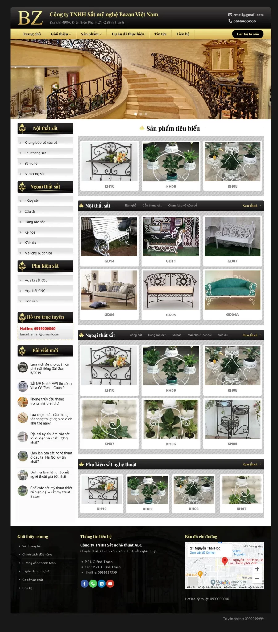 Tại Sao Bạn Cần Thiết Kế Website Sắt Mỹ Thuật, Sắt Mỹ Nghệ?