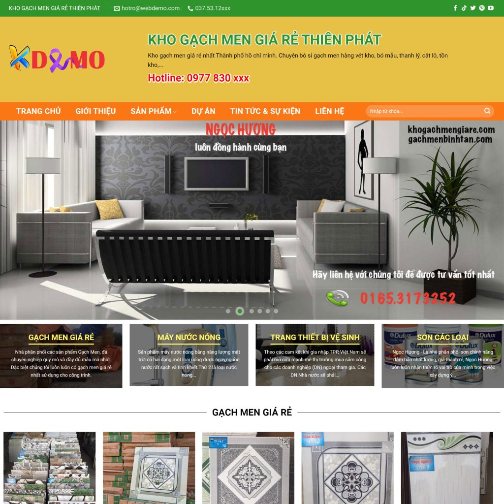 Câu hỏi thường gặp khi thiết kế website gạch