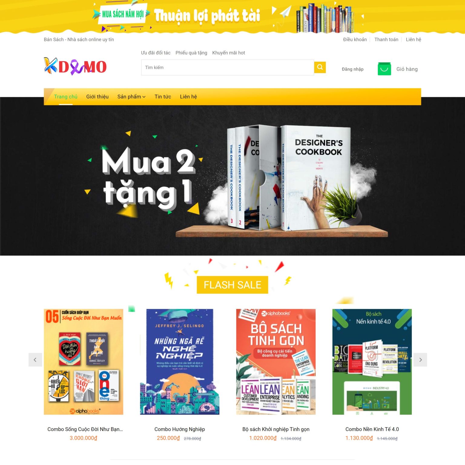 Xu Hướng Thiết Kế Website Bán Sách Nổi Bật