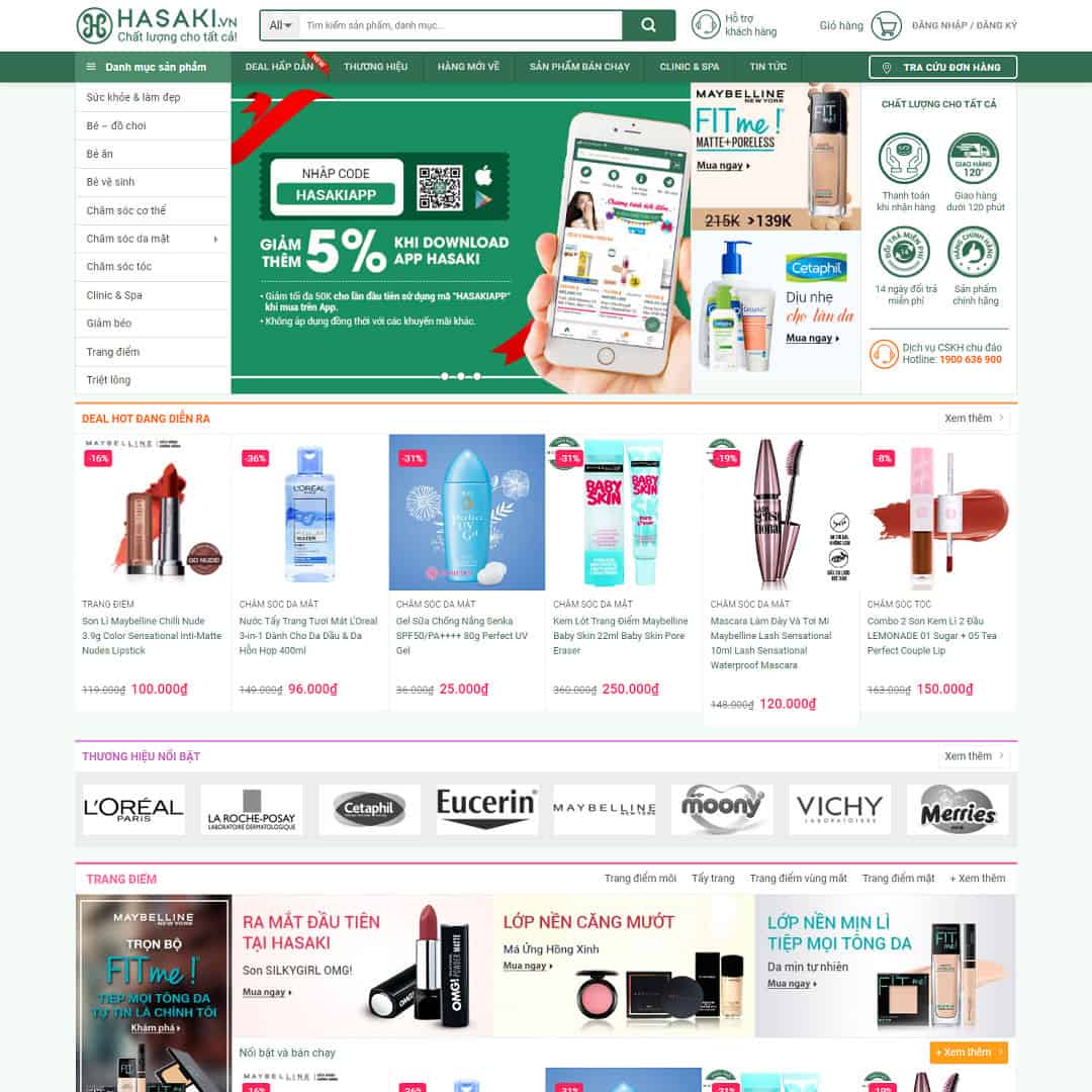 Xu Hướng Thiết Kế Website Mỹ Phẩm Nổi Bật