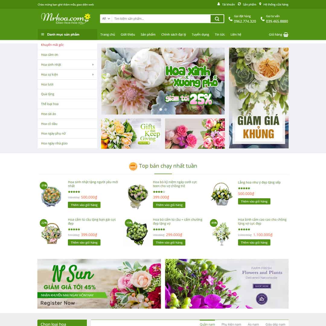 Những tính năng cần có của một website bán hoa hiệu quả