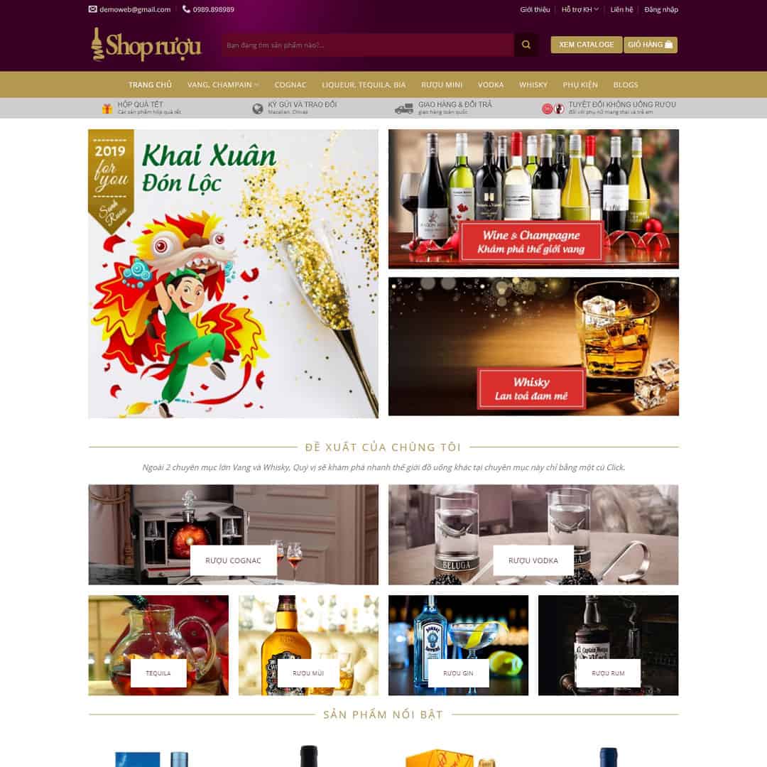 Những Tính Năng Cần Có Của Một Website Bán Rượu Hiệu Quả