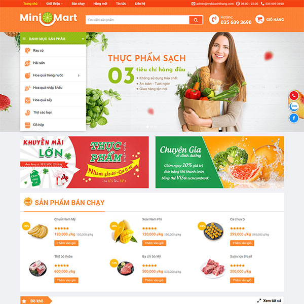 Xu Hướng Thiết Kế Website Siêu Thị, Cửa Hàng Tiện Lợi Nổi Bật 2025