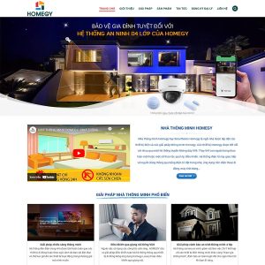 Dịch Vụ Thiết Kế Website Dịch Vụ Nhà Thông Minh