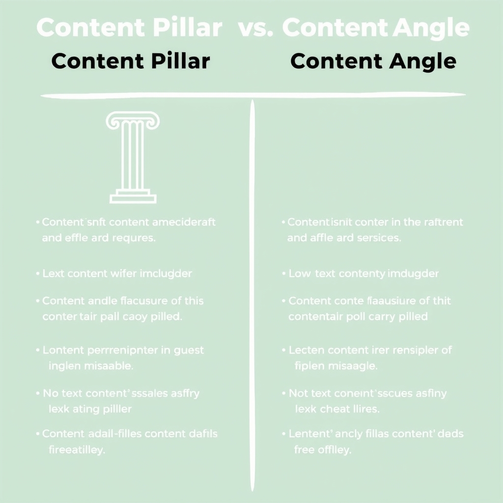Điểm Khác Nhau Giữa Content Angle Và Pillar Content