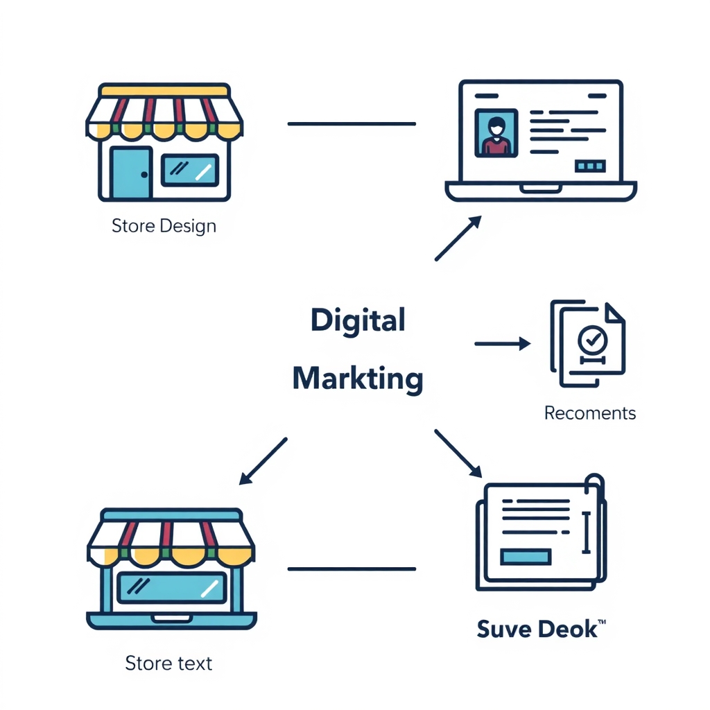 Kết Nối Thiết Kế Gian Hàng Với Chiến Lược Digital Marketing