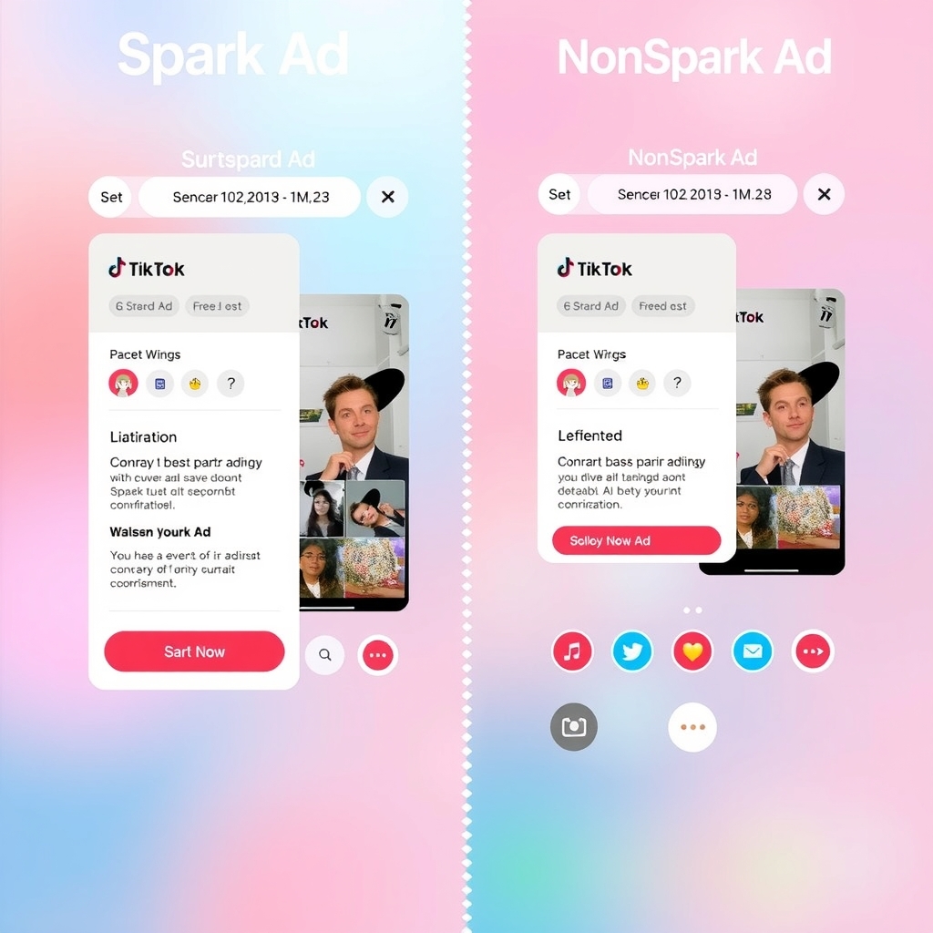 Spark Ads so với Non-Spark Ads