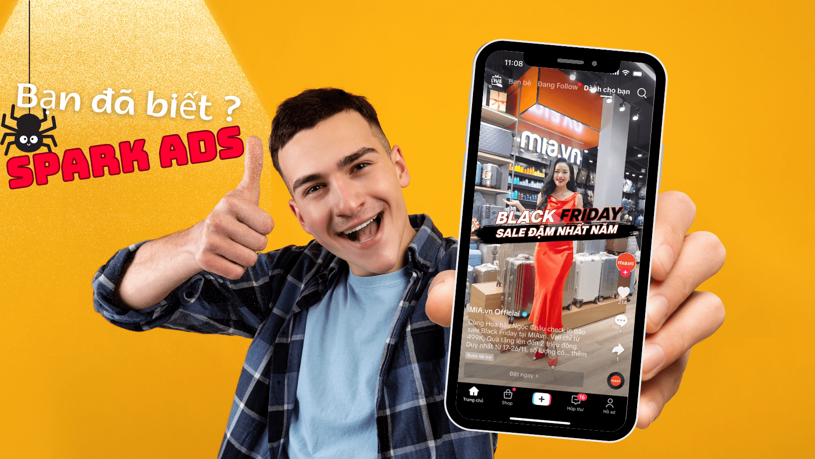Spark Ads so với Non-Spark Ads