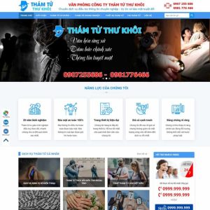 Dịch Vụ Thiết Kế Website Dịch Vụ Thám Tử Tư