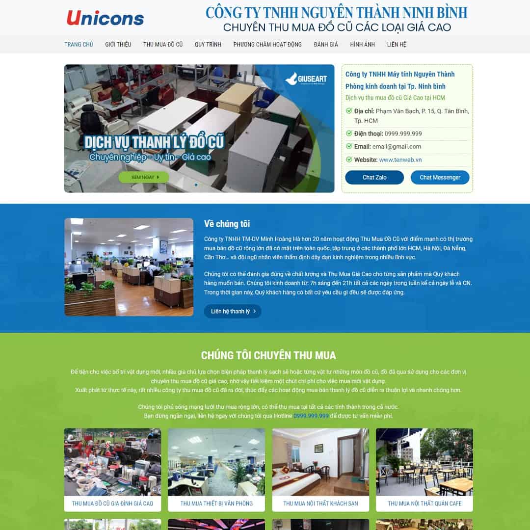 Chi Phí Và Thời Gian Thiết Kế Website Mua Bán Đồ Cũ