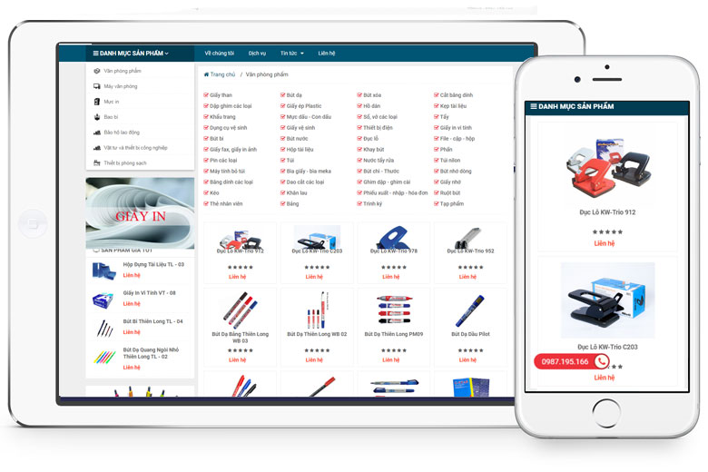 Xu Hướng Thiết Kế Website Văn Phòng Phẩm Nổi Bật Hiện Nay