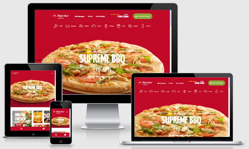 Các Loại Dịch Vụ Thiết Kế Website Bán Đồ Ăn Vặt